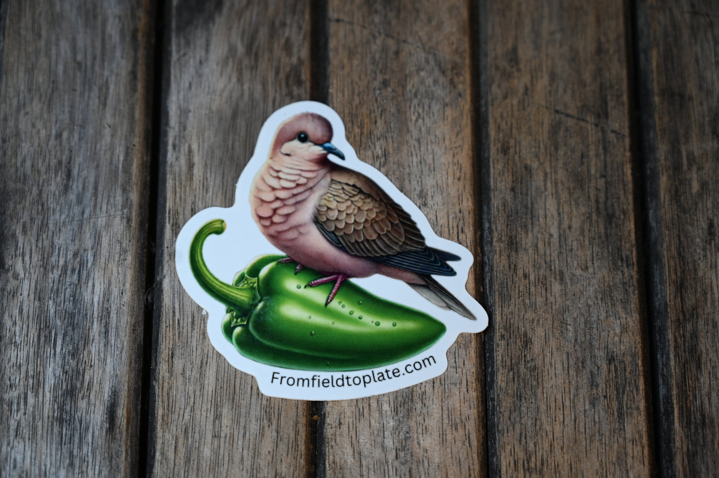 Dove Popper Sticker