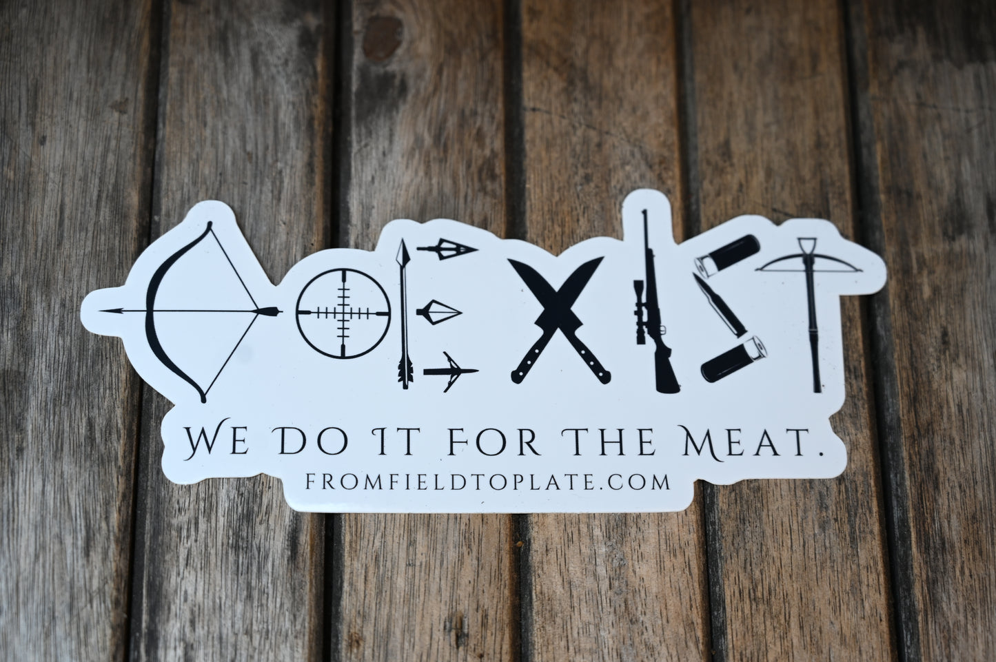 Coexist hunter sticker