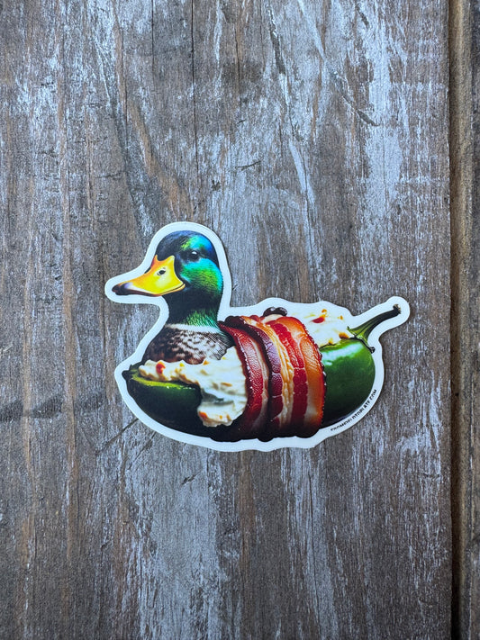 Duck Popper Sticker