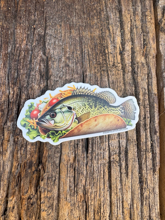Crappy Fish Taco Sticker